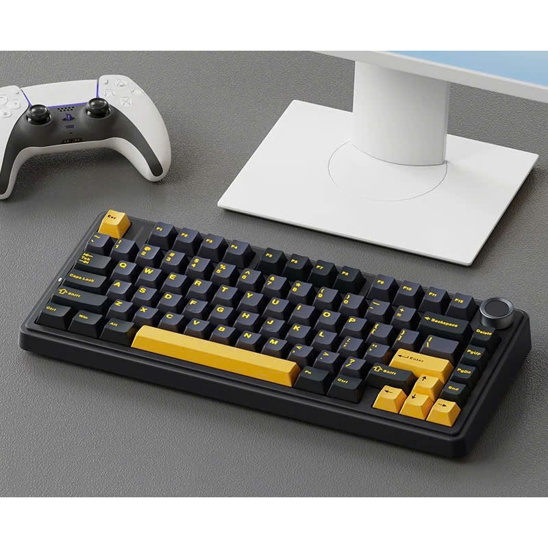 Bàn phím Aula F75 - Ship hoả tốc HCM - 3 chế độ kết nối - Led RGB từng phím - Mạch xuôi hotswap - Pin 4000 mAh | BigBuy360 - bigbuy360.vn