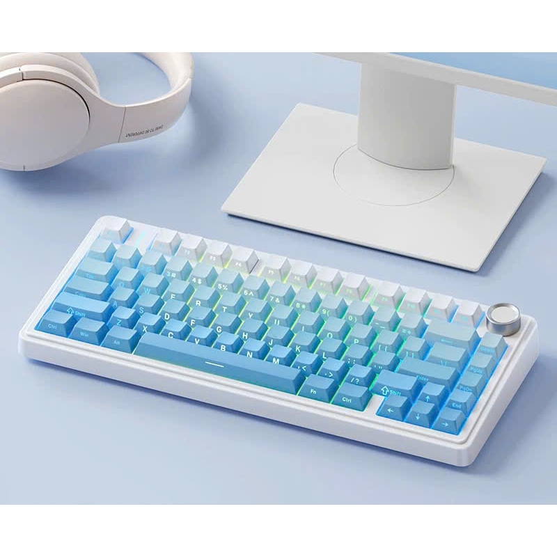 Bàn phím Aula F75 - Ship hoả tốc HCM - 3 chế độ kết nối - Led RGB từng phím - Mạch xuôi hotswap - Pin 4000 mAh | BigBuy360 - bigbuy360.vn