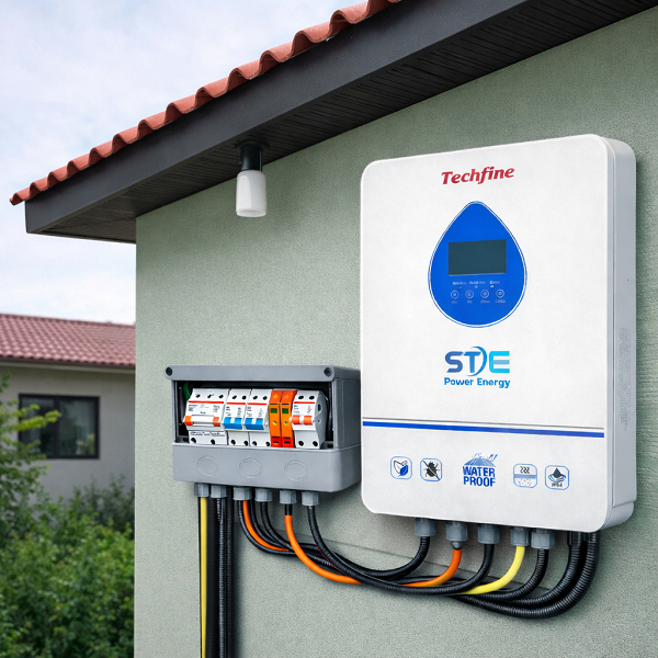 Inverter Năng Lượng Mặt Trời STE6248SMHG 6.2kW | IP54 Ngoài Trời | PV 500V | On Off Grid- Soyer Tech