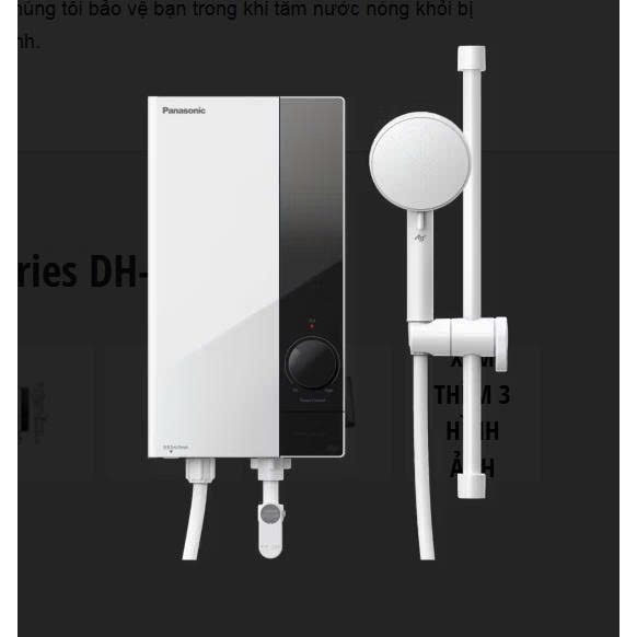 [HÀNG CHÍNH HÃNG] Máy nước nóng trực tiếp Panasonic DH-4US1VW, DH-4UP1VW