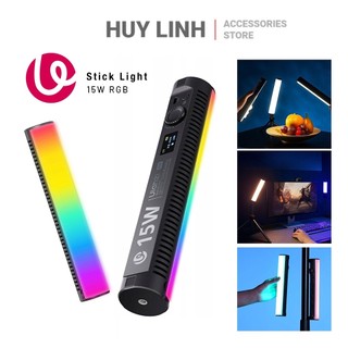 Đèn led trợ sáng Ulanzi Vijim B15RGB VL69 KIT - 15W Tube Light đổi màu tiện lợi 1800-9000K CCT chính hãng