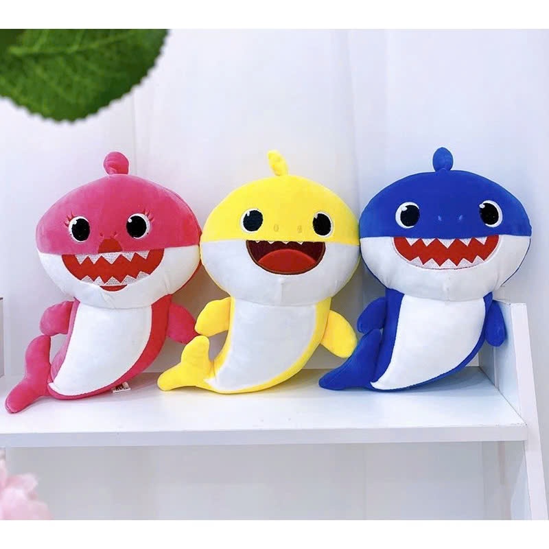 Gấu Bông Baby Shark 3 Màu Đáng Yêu - Baby Shark 30cm Big City Bear
