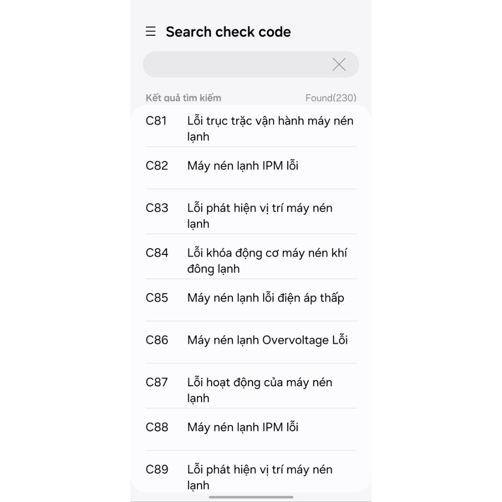 Checker SAMSUNG di động