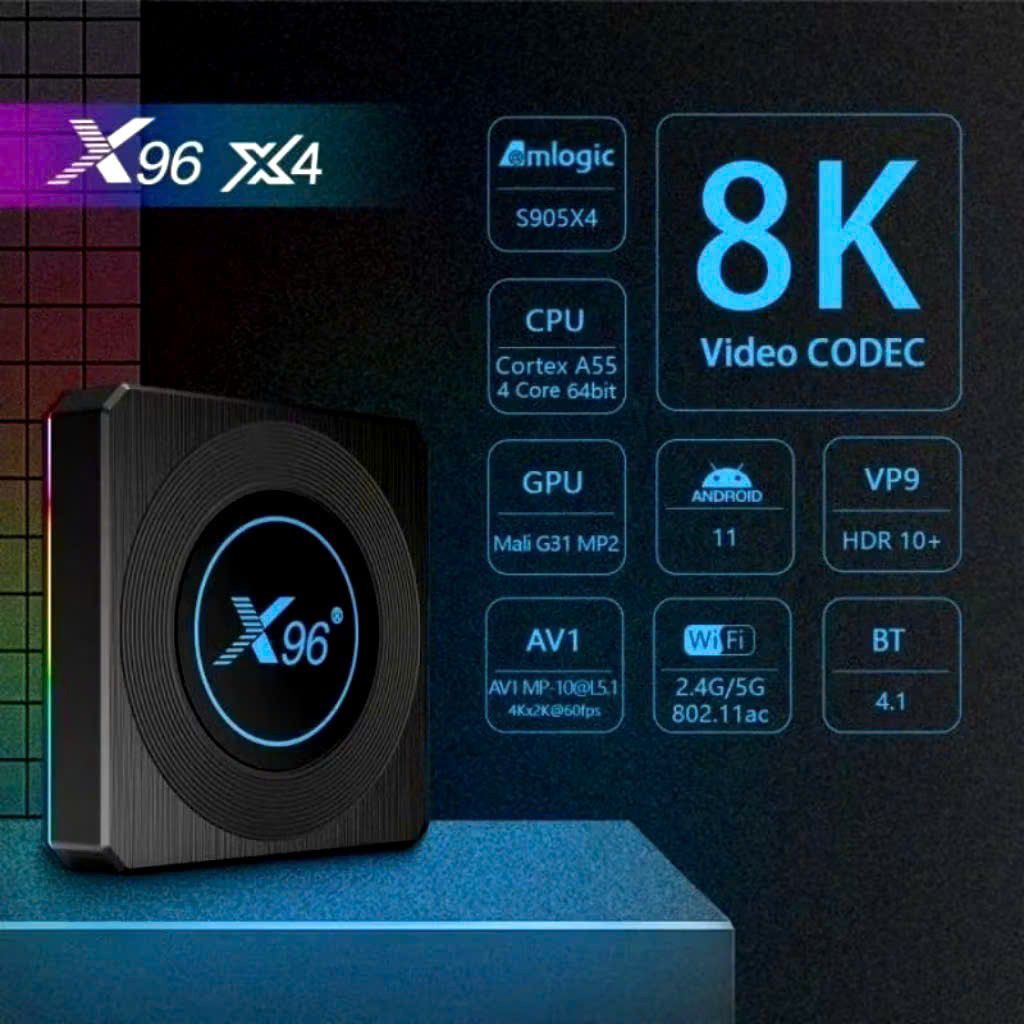 box tv X95 X4 pro bản 2g room 16g chạy room ATV (hàng qua sd)