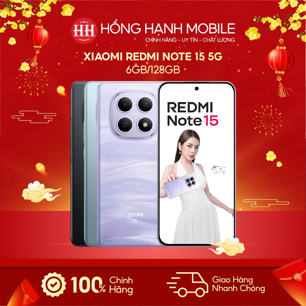 Điện Thoại Xiaomi Redmi Note 15 5G 6GB/128GB - Hàng Chính Hãng | BigBuy360 - bigbuy360.vn