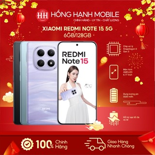 Điện Thoại Xiaomi Redmi Note 15 5G 6GB/128GB - Hàng Chính Hãng