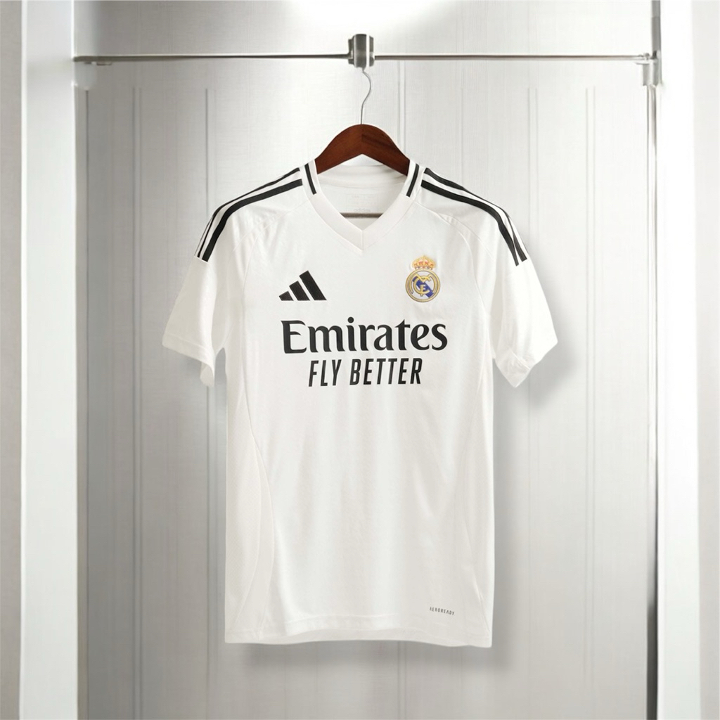 Áo thun jersey Real Madrid 2024/2025 Trắng shop Binh Authentic VN