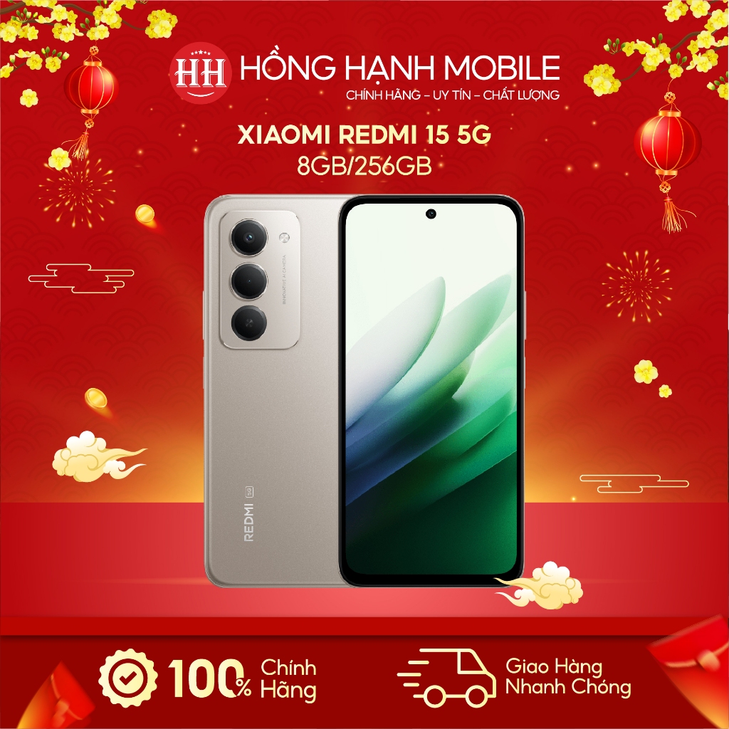 Điện Thoại Xiaomi Redmi 15 5G 8GB/256GB - Hàng Chính Hãng | BigBuy360 - bigbuy360.vn