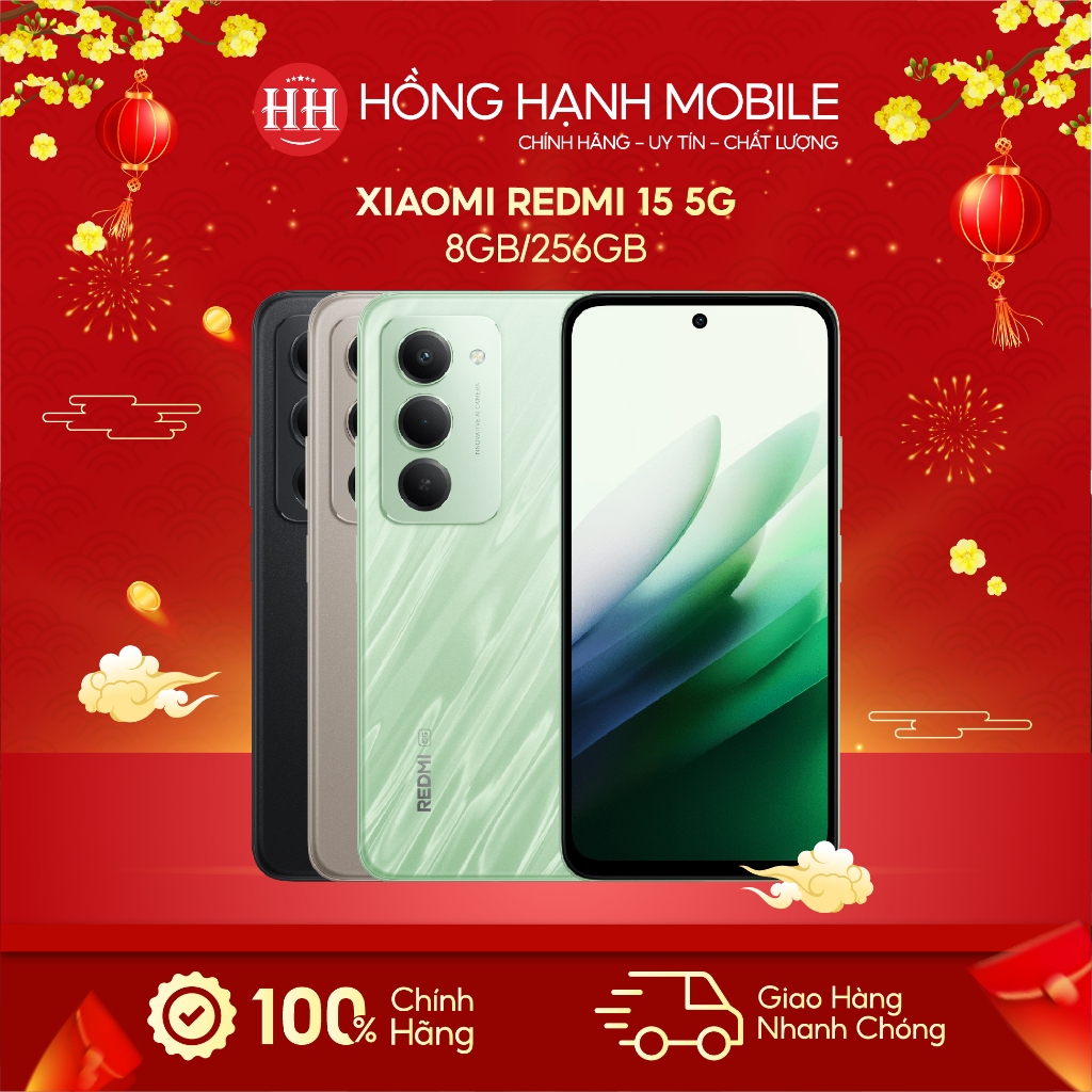 Điện Thoại Xiaomi Redmi 15 5G 8GB/256GB - Hàng Chính Hãng | BigBuy360 - bigbuy360.vn