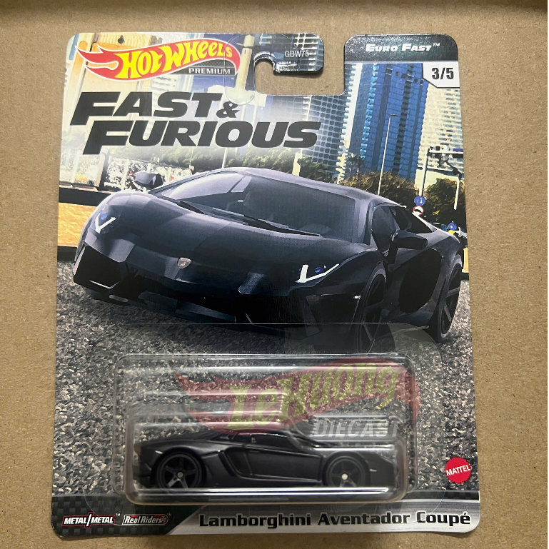 Hazel Shop - Xe mô hình Hot Wheels Premium Fast & Furious Lamborghini Aventador Coupé