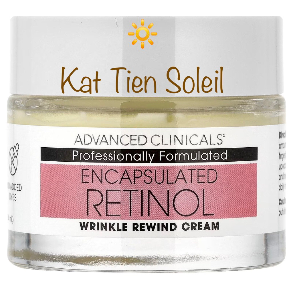 Retinol Face Cream 74ml Advanced Clinicals giảm lão hóa