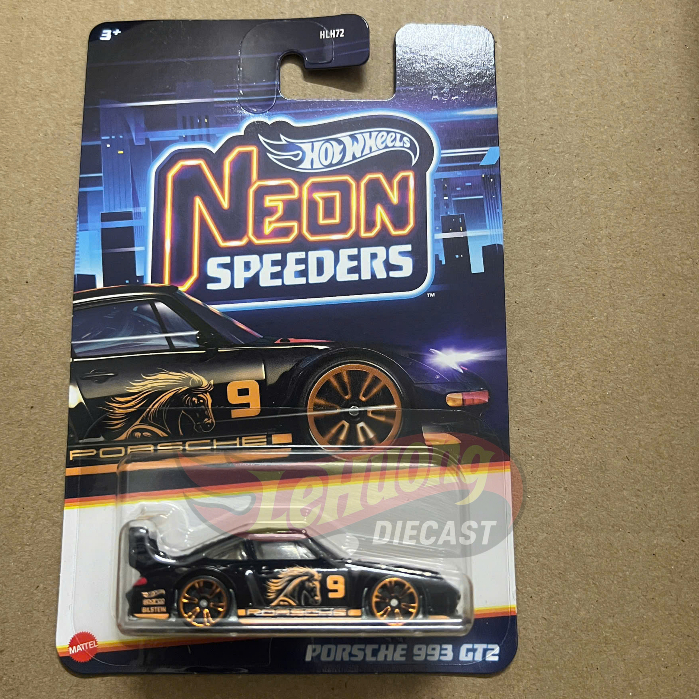 LeHuong Diecast - Xe mô hình Hot Wheels Neon Speeders Porsche 993 GT2