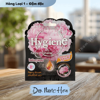 Túi Thơm Hygiene Thái Lan Hương Đen Nước Hoa - Treo Tủ Quần Áo, Khử Mùi Ô Tô, Đặt Balo Lưu Hương Lâu