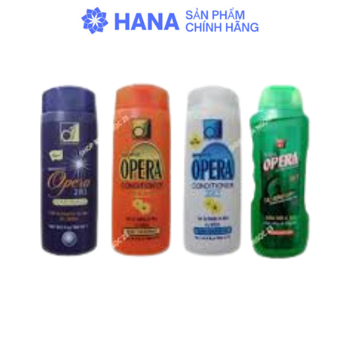 Dầu gội đầu Opera 2 trong 1 giảm gàu và rụng tóc làm sạch tóc và da dầu 500mlDầu gội đầu Opera 2 tro