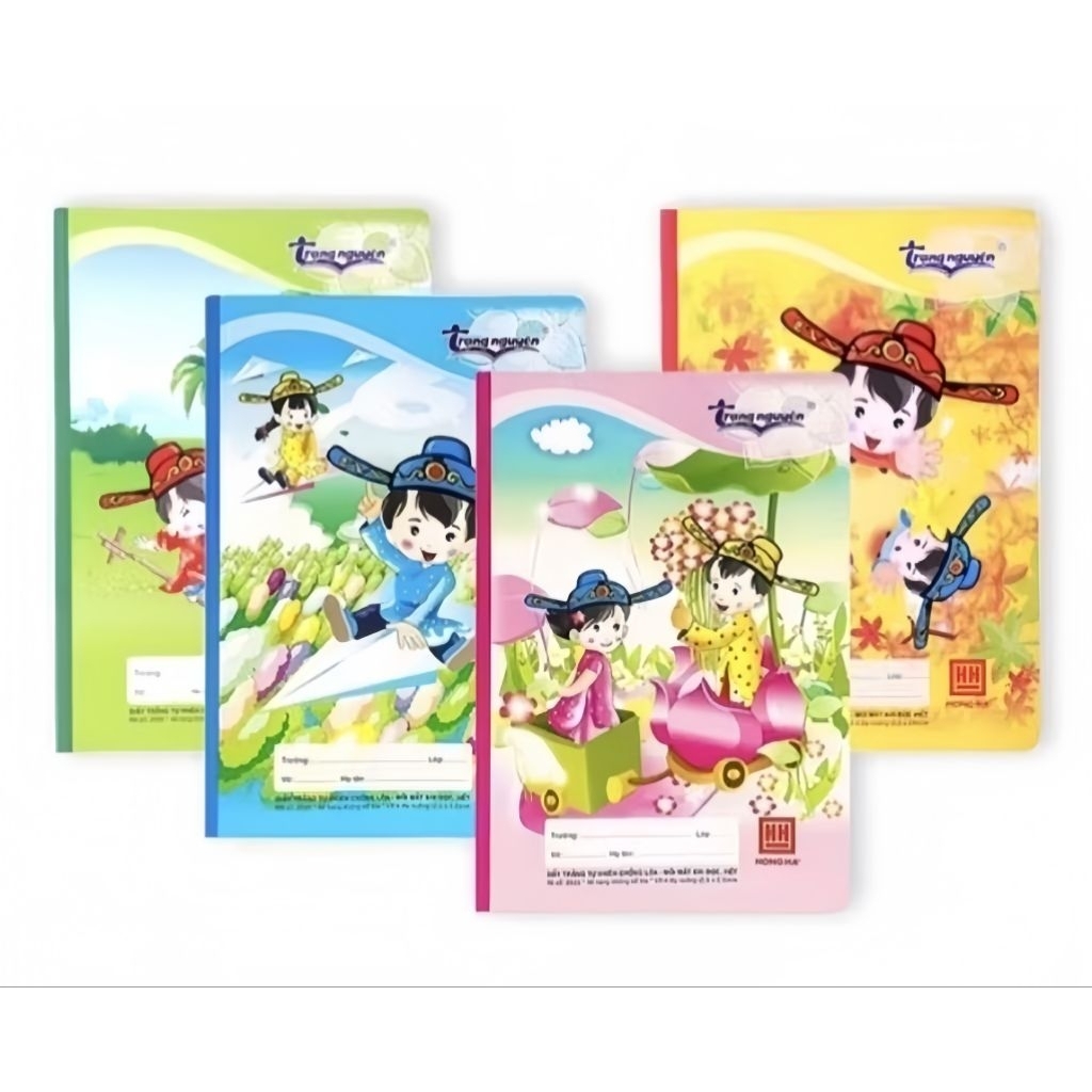 Lốc 5cuốn/10 cuốn Vở 4 ô ly Hồng Hà Cao Cấp 48 trang Chân dung Trạng nguyên (0563) giấy dày - viết ê