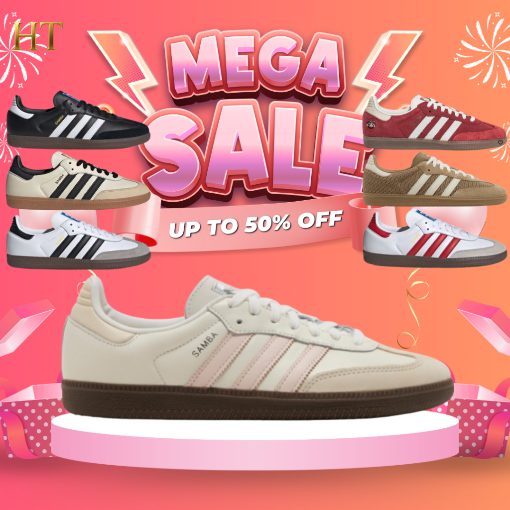 [HÀNG CHÍNH HÃNG] Giày Adidas Samba AUTHENTIC. Giày Sneaker Samba Đế Nâu Basic Nam Nữ.