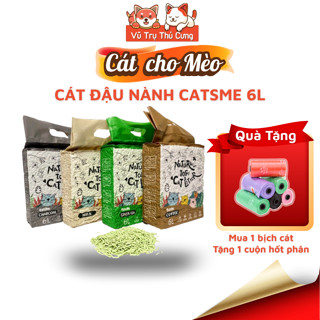Cát Vệ Sinh Cho Mèo Đậu Nành Catsme 6L