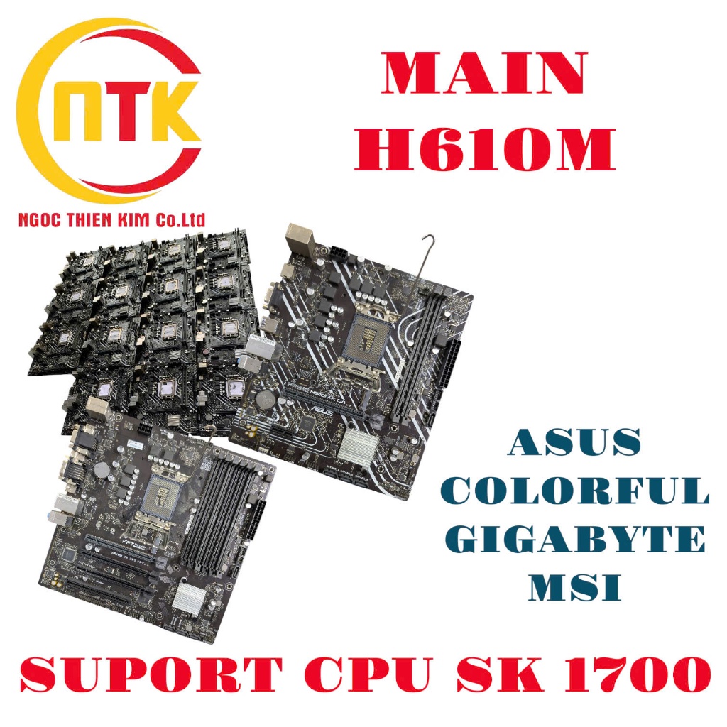 MAINBOARD ASUS H610M-K, H610M FPT DDR4