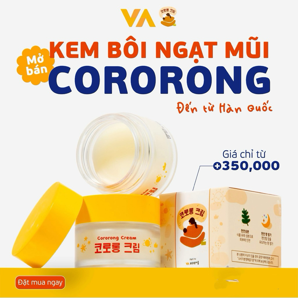 Kem bôi chống nghẹt mũi Cororong Hàn Quốc