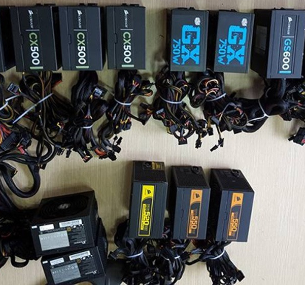 Nguồn Công suất thực Acbel Corsai Cooler Master ...250 -300W 500W không có nguồn phụ VGA, Nguồn dell