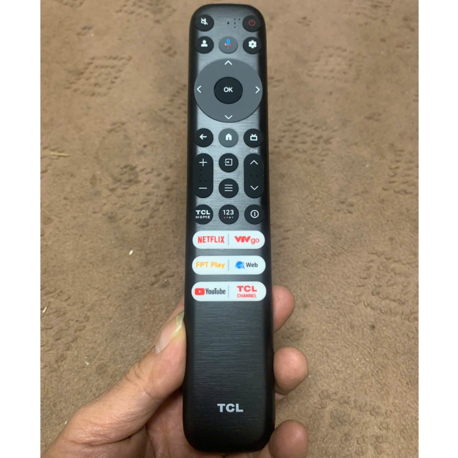 ĐIỀU KHIÊN TIVI TCL Nói 3 HÀNG NÚT ( CÓ PHÍM VTV GO ) - Remote Điều Khiển TV TCL NÓI MỚI NHẤT 2026