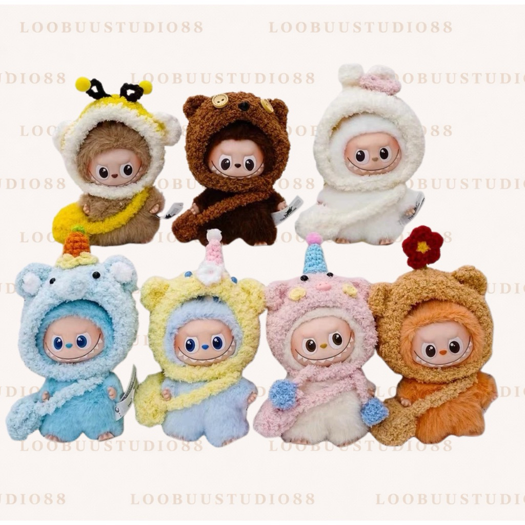Outfit Labubu V4 Mini Full Set – Đồ Thú Bông Siêu Xinh