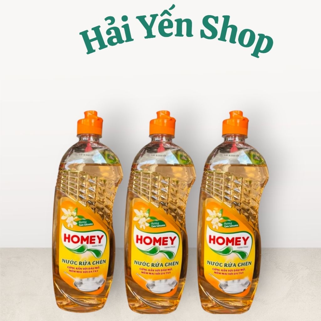 Chai nước rửa chén Homey 750ml siêu sạch,siêu tiết kiệm