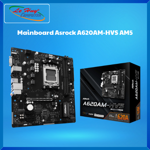 Bo Mạch Chủ - Mainboard Asrock A620AM-HVS AM5 - Hàng Chính Hãng