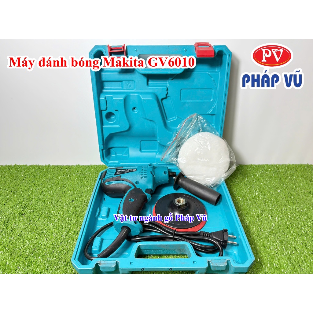 Máy đánh bóng/Máy chà nhám đĩa/Máy chà nhám tròn Makita GV6010-Ngành Gỗ