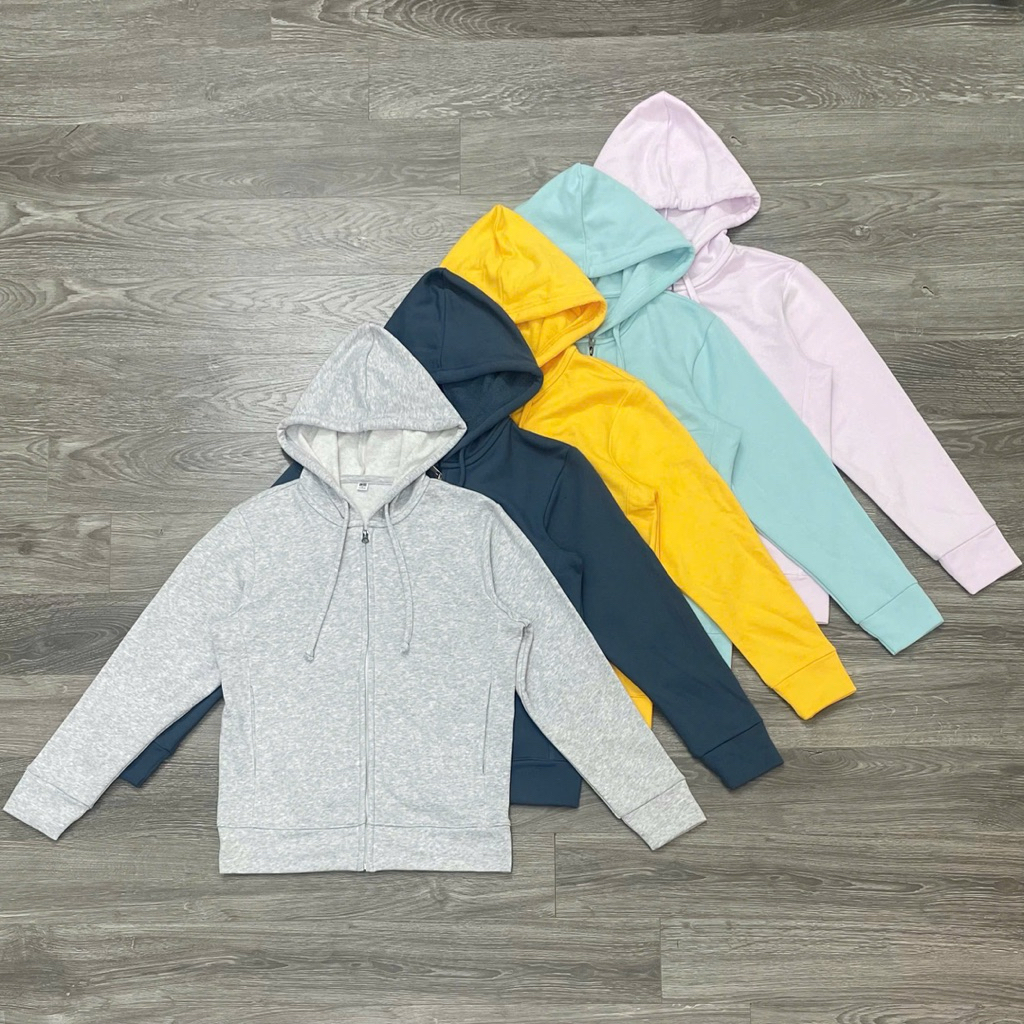 Áo khoác nữ trùm đầu có túi trong và nón vnxk AnDi.vnxk