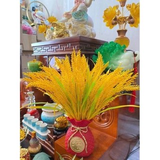 Bông Lúa Vàng Mạch Trang Trí Nhà Cửa, Tết Tượng ˇTrưng Cho Tài Lộc
