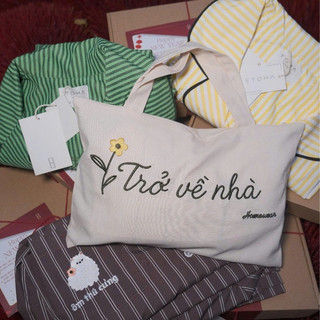 [BST TRỞ VỀ NHÀ] Túi tote Toha Homewear dạng gối siêu xinh, làm quà tặng nhân dịp Lễ Tết, Valentine