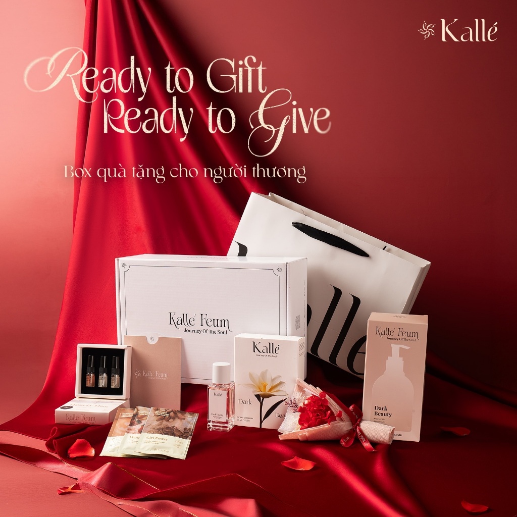 Set Quà Tặng - Set Nước Hoa Siêu Thơm Tặng Kèm Túi Giấy, Thiệp Dành Tặng Người Thân,Bạn Bè | Kalle‘ 