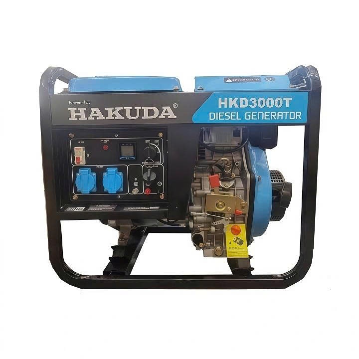 Máy Phát Điện Chạy Dầu Hakuda 3KW HKD3000T Đề