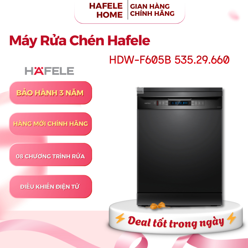 Máy Rửa Bát Độc Lập Hafele HDW-F605B 535.29.660 – Giải Pháp Rửa Chén Hiện Đại - EEH