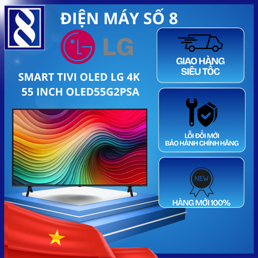 Smart tivi LG OLED55G2PSA OLED 4K 55 inch