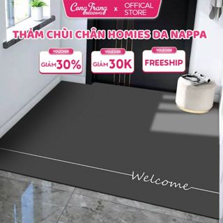Thảm Silicon, Thảm Lau Chân Bùn Tảo Da Napas Silicon HOMIES Chùi Chân HOẠT HÌNH dễ thương siêu thấm hút 40x60cm