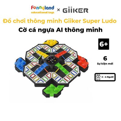 Đồ chơi Cờ cá ngựa AI thông minh Giiker Super Ludo - Đồ chơi cá ngựa cho cả gia đình từ 2 người chơi
