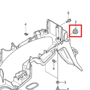 Caosu Đệm Đuôi Đèn Lái Xe Future Neo, Fu x và Một Số Dòng Xe Khác MÃ 83551-GE2-000