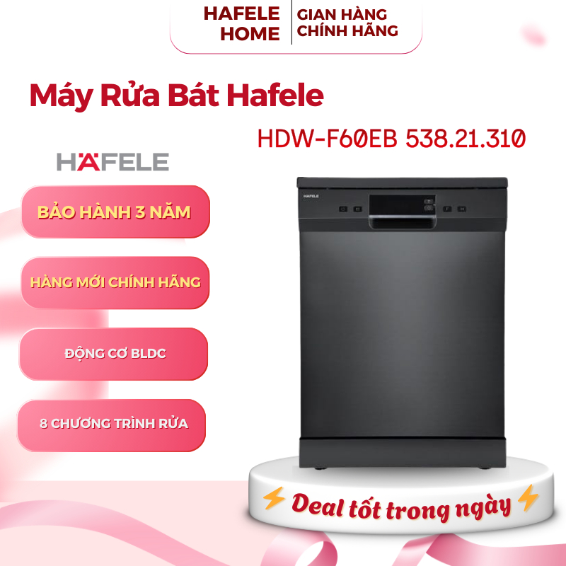 Máy Rửa Chén Độc Lập HDW-F60EB 538.21.310 - 8 Chương Trình Rửa - Bảo Hành Chính Hãng - EEH