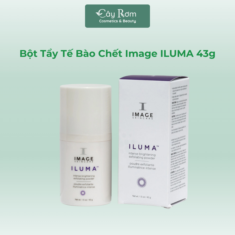 Bột Tẩy Tế Bào Chết & Làm Sáng Da Image ILUMA Intense Brightening Exfoliating Power 43g | Cây Rơm