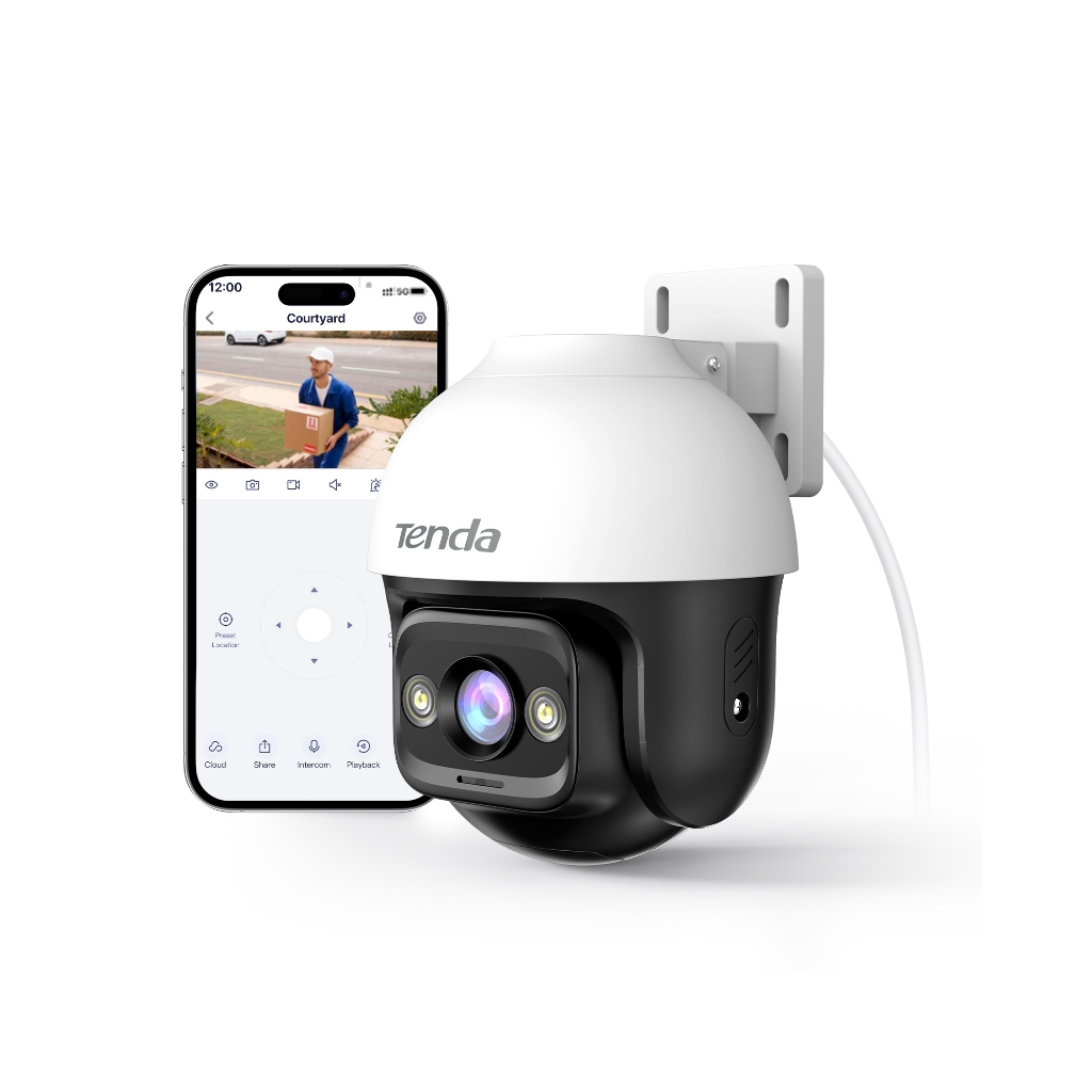 Camera WiFi Tenda Ngoài Trời CH3/CH7 FHD 1080P/3MP/5MP/2K, Quay Quét 360 Độ, Tích Hợp Công Nghệ AI
