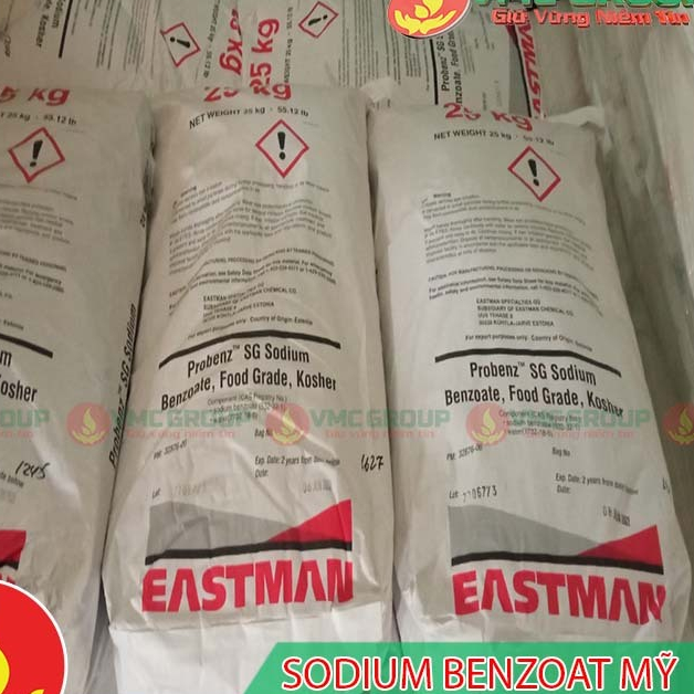 SODIUM BENZOATE CHẤT BẢO QUẢN THỰC PHẨM TÚI 1 KG