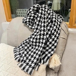 Khăn Choàng Cổ Răng Sói Nữ Thu Đông – Khăn Quàng Cổ Dày Giữ Ấm, Phong Cách Hàn Quốc