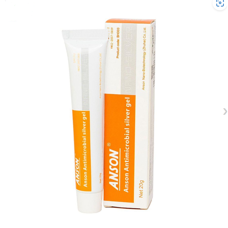Anson Antimicrobial silver gel 20g (Gel bạc kháng khuẩn Anson 20g)