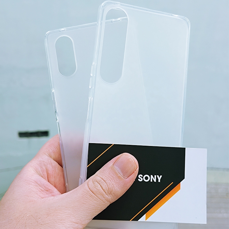 Ốp lưng mỏng nhám Xperia 1 IV, Xperia 10 IV, Xperia 5 V, Xperia 1 III, Xperia 1 Mark II, Xperia 1, X