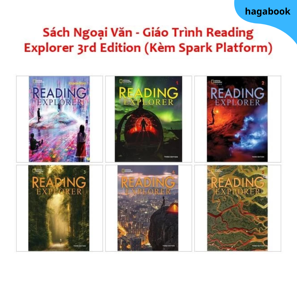 Sách - Reading Explorer 3rd edition - bản in lazer đẹp nét, tặng Audio
