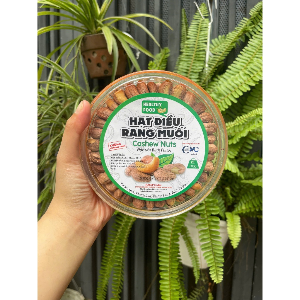 1KG HẠT ĐIỀU VỎ LỤA RANG MUỐI ĐẶC BIỆT LOẠI 1