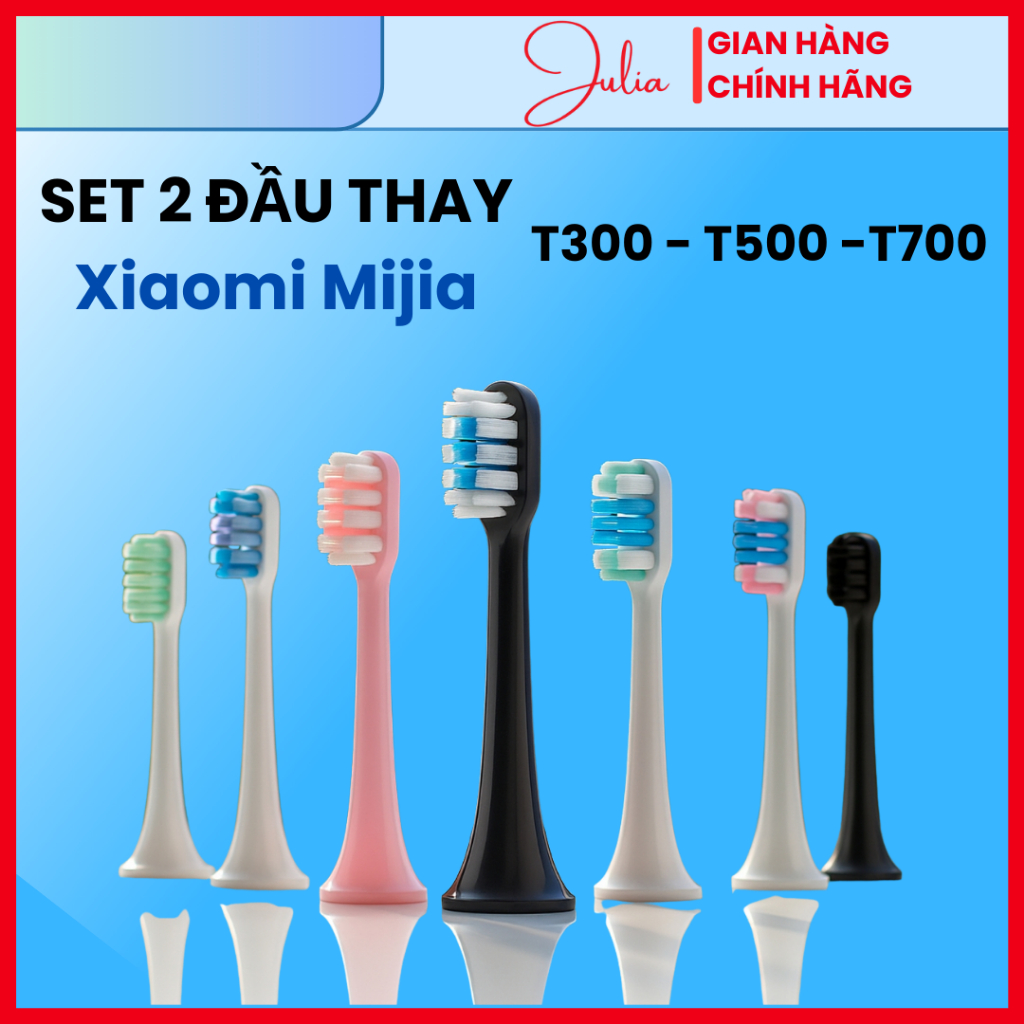Set 2 đầu thay dành cho Xiaomi Mijia T300(Mes602)/ T500(Mes601)/ T700(Mes604)
