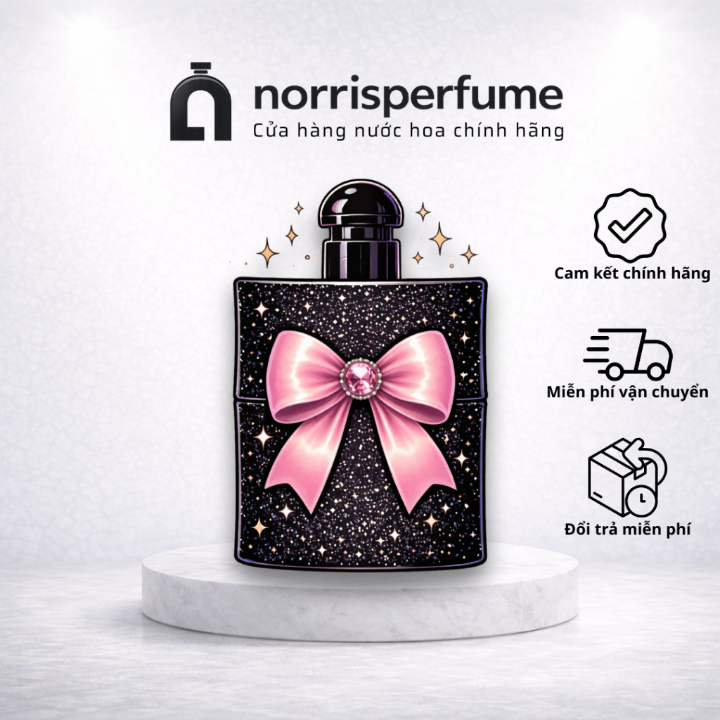[CHÍNH HÃNG] Nước hoa nữ 90ml Black Norrisperfume opium style perfume EDP sang trọng, quyến rũ